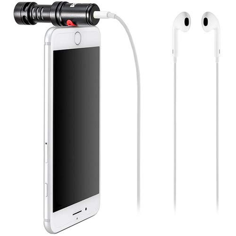 R&Oslash;DE Videomic Me-L Compact Directional Smartphone Microphone for Iphone or Ipad with Lightning Connector for Mobile Filmmaking and Content Creation