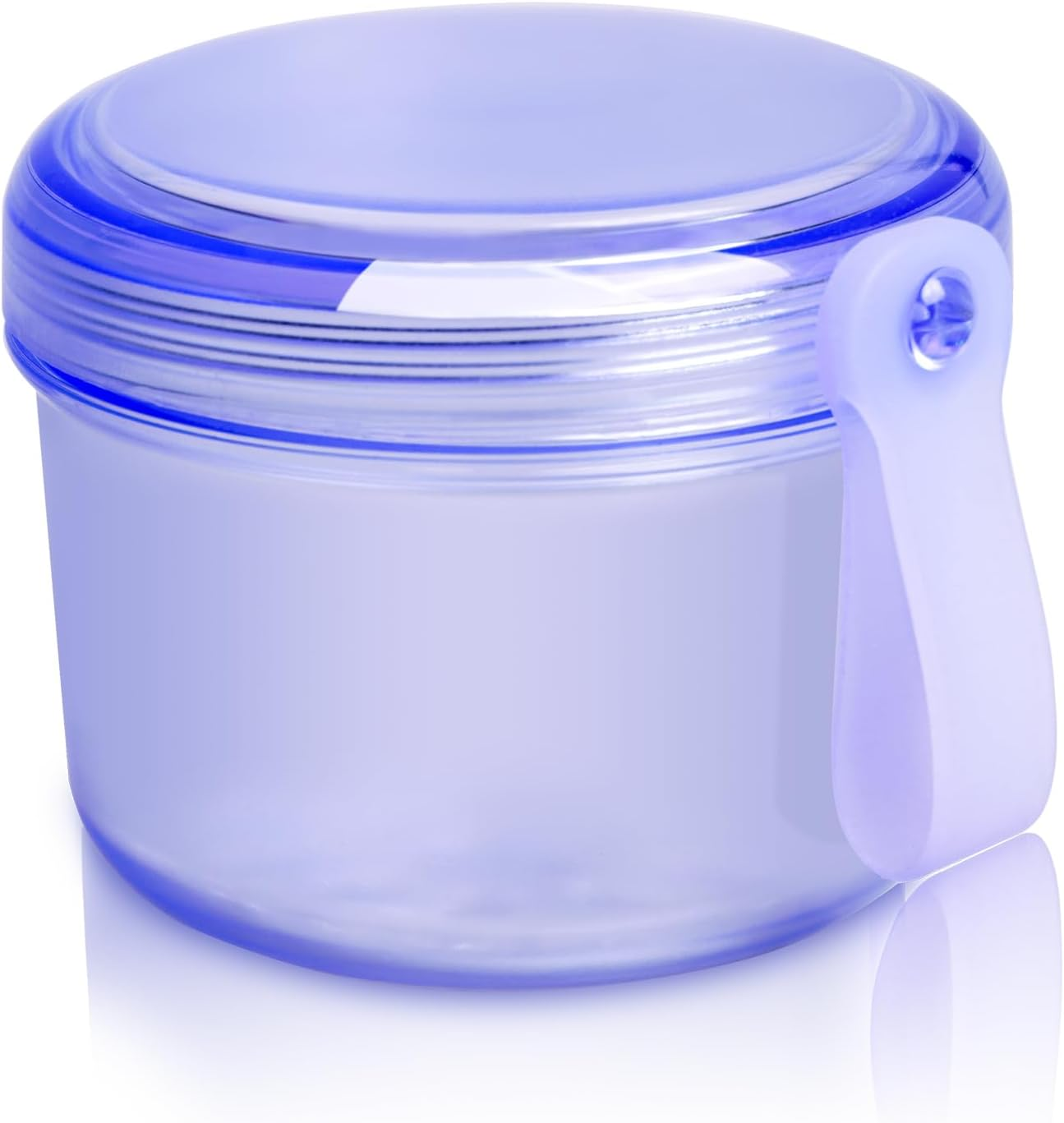 Denture Bath Case Cup Box Holder Storage Soak Container with Strainer Basket for Home or Travel Denture Cleaning (Pink)