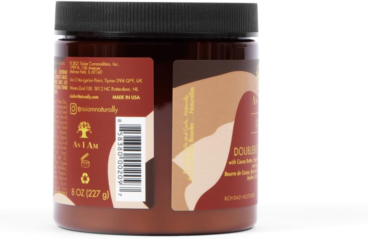 As I Am Double Butter Rich Daily Moisturizer 8 Ounce image number 1