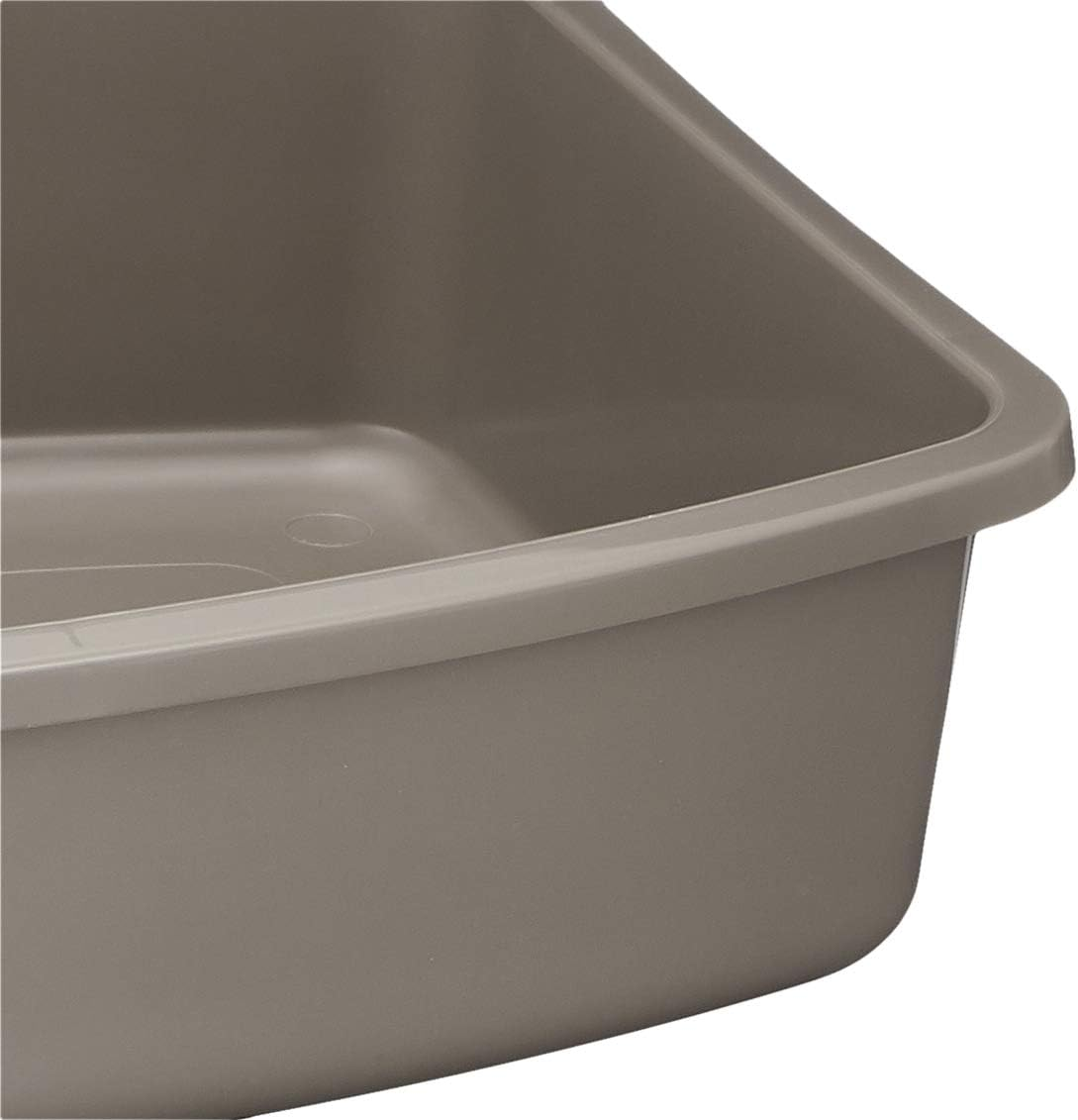 SAVIC Cat Litter Tray, Oval Cat Litter Tray, Gray, L image number 1