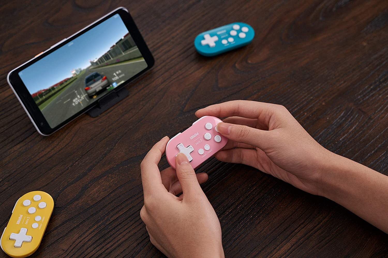 8Bitdo Zero 2 Bluetooth Gamepad (Pink Edition) image number 5