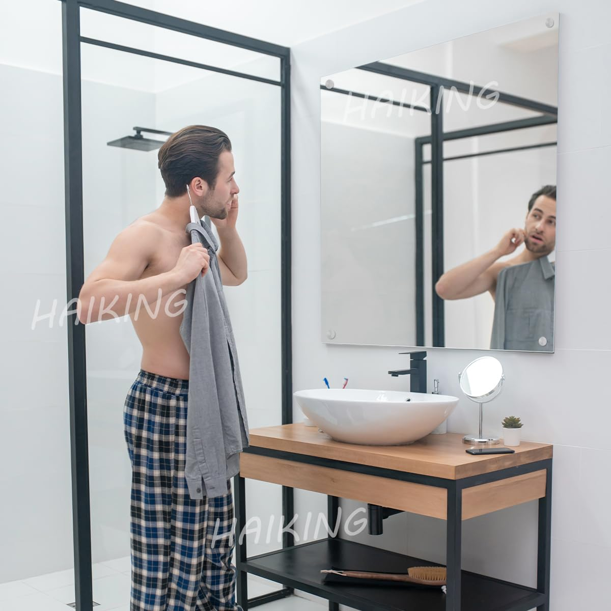 HAIKING Mirror Screws, 8 Sets Screw Covers Decorative Caps for Mirrors, Tables, Bathroom, Glass Signs (16 Mm/0.62 In) image number 3