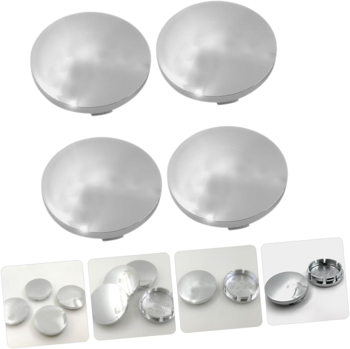 TIDTALEO 4Pcs Car Wheel Hub Caps Automotive Wheel Hub Lightweight Easy to Install for Car Modification Stylish Design for Enhanced Look image number 5
