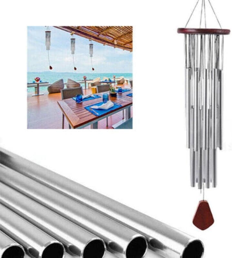 AIMALL Large Deep Tone Windchime Chapel Bell Wind Chimes Outdoor Garden Home Decor, G-Major Pentatonic Scale, 33.5-Inch Height, 7.5-Inch Diameter image number 3