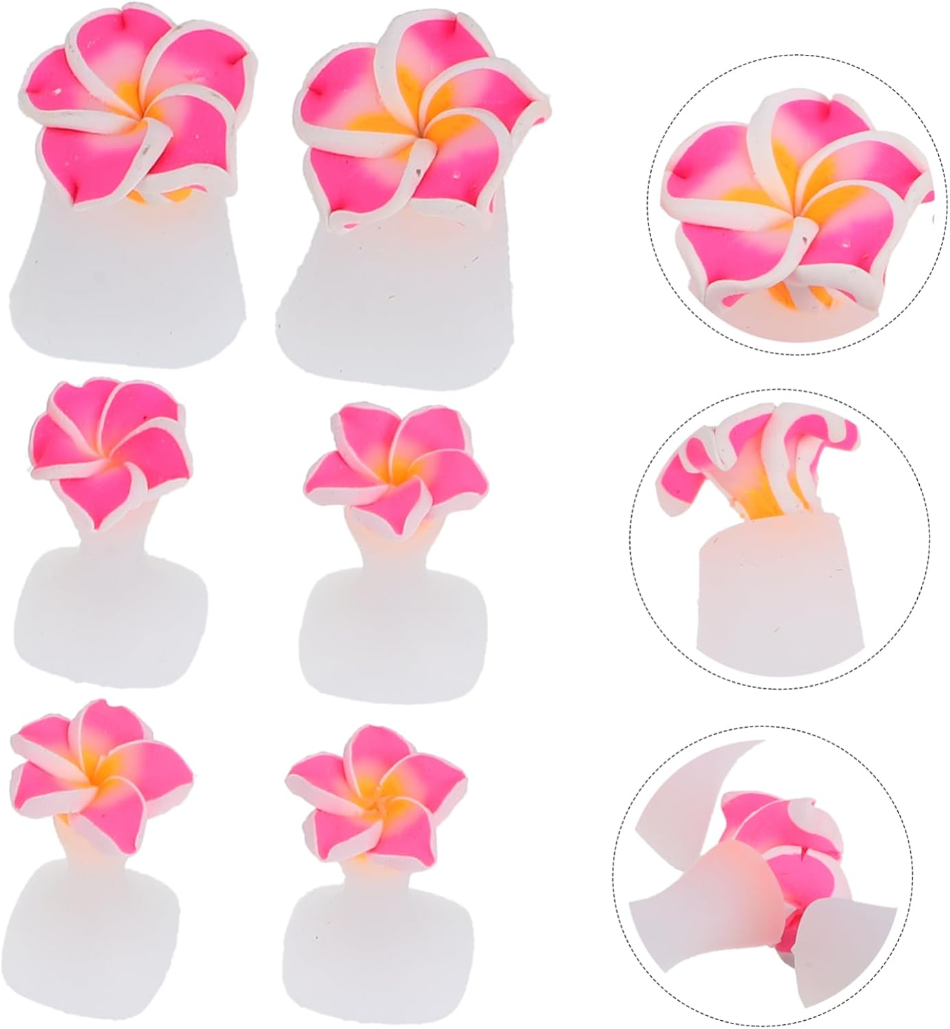 DEARMAMY 3 Sets Silicone Toe Separators for Pedicures Comfortable Nail Polish Application Professional Nail Care Tool Pink Soft Material Easy to Clean and Fit image number 5