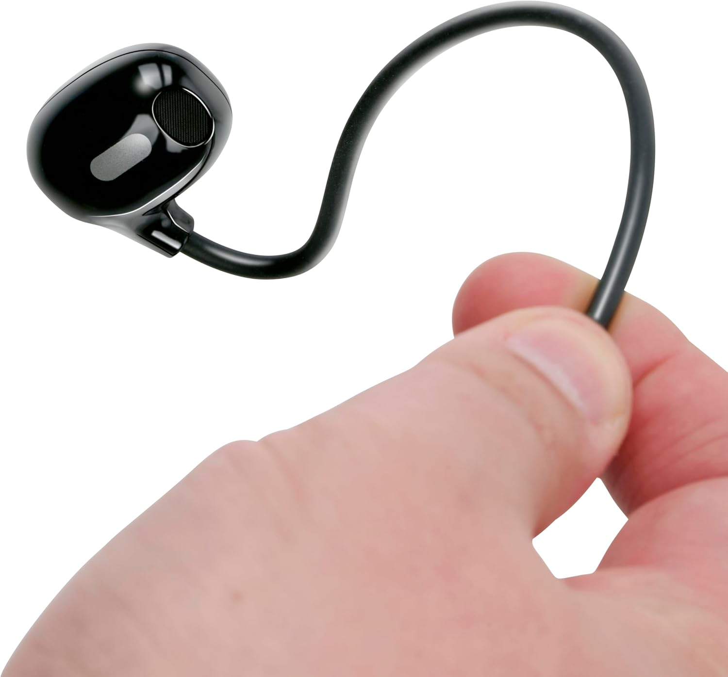 Grundig Wireless Bluetooth Headphones - Bone Conduction Headset with 5 Hours Playback Time - Wireless Earphones for Music and Hands-Free Calling - Air Bud Includes USB-C Charging Cable