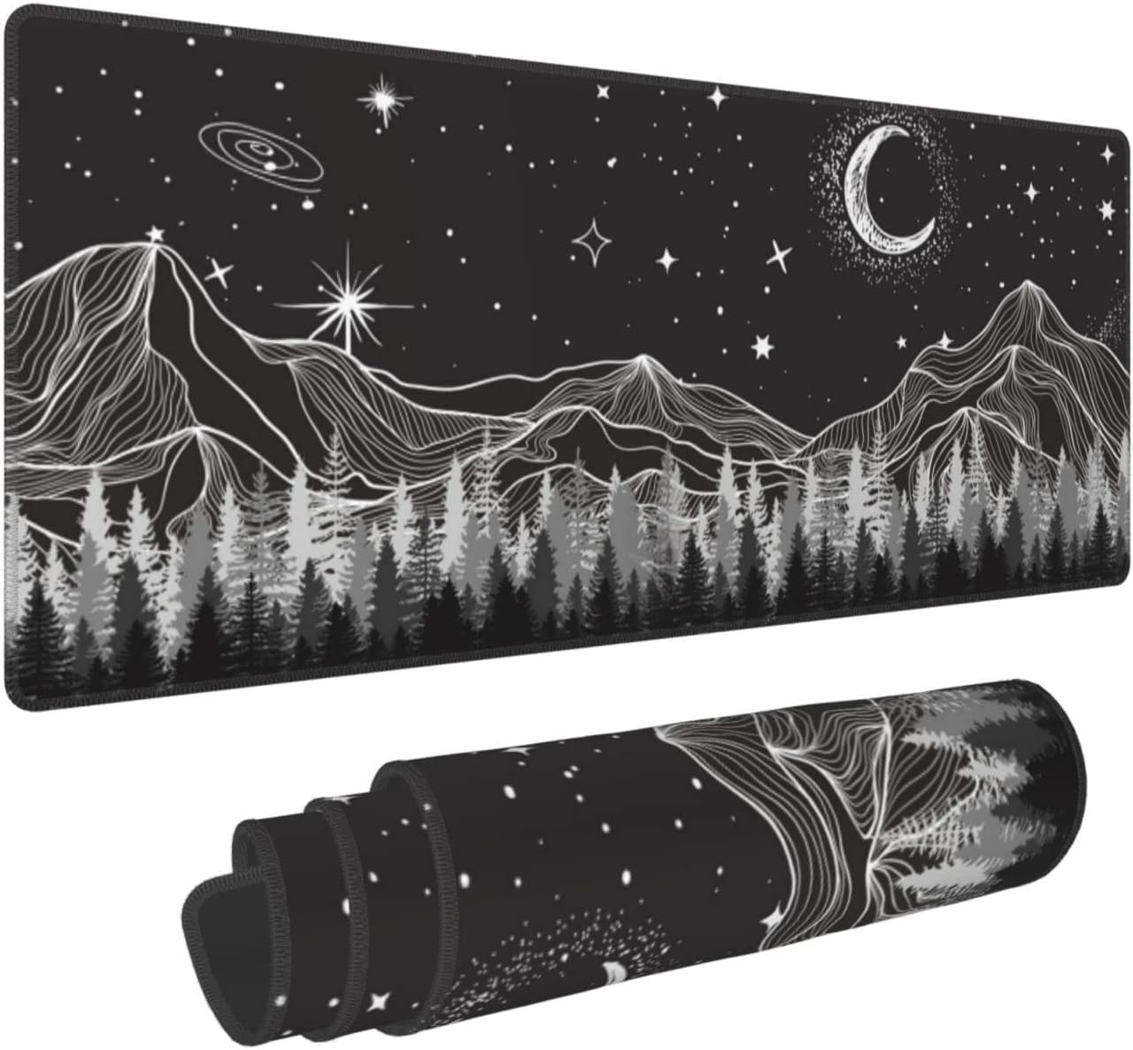 Computer Office Power Point Excel Word Outlook Command Prompt Shortcut Keys Shortcuts Gaming Keyboard Mouse Pad Mousepad Desk Mat Huge Extended XL Rubber Sole for Home Office(31.5"X 11.8")