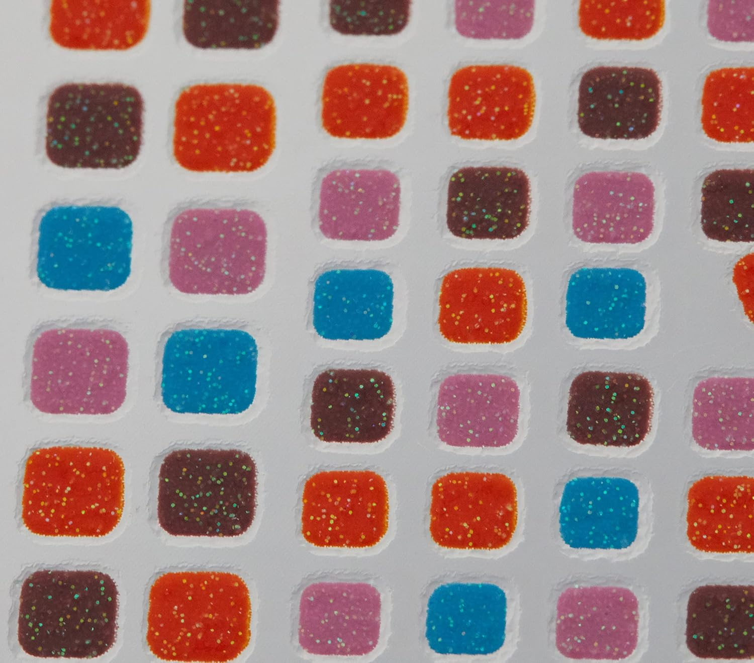 Sabrina Azzi Sabrina Art Deco Stencil Squares Colours (784), Standard, Single image number 3