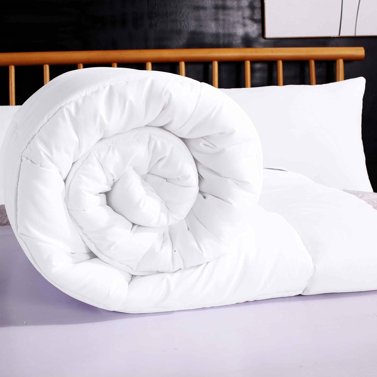 Ramesses Tencel Quilt, Double, White image number 1