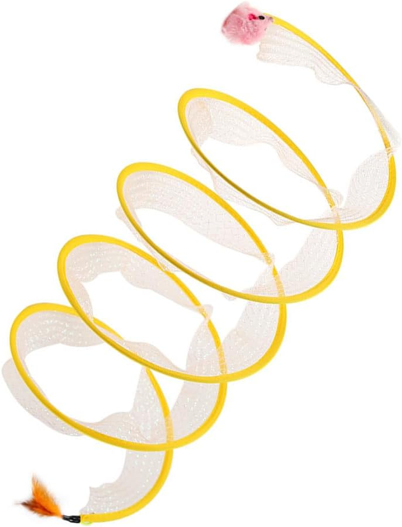 Sarini Cat Tube Tunnel for House Cats, Kitten Cat Tunnel with Pencil Cases, Interactive Cat Tunnel for Kittens, Cats and Small Pets image number 4