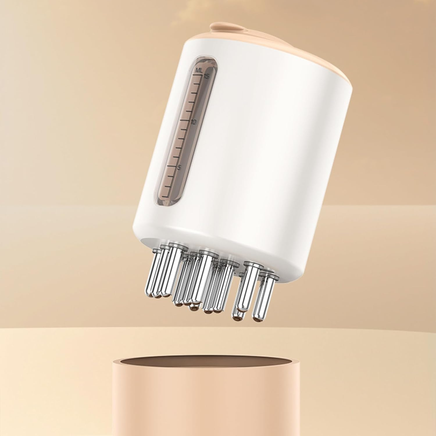 Red Light Hair Oil Applicator | Electric Hair Oil Applicator | 2 in 1 Scalp Scrubber Massager | Hair Scalp Massager for Hair Growth image number 6