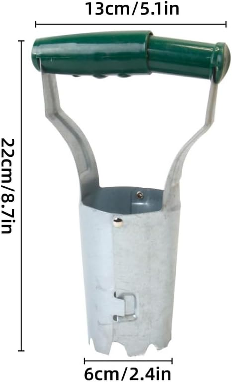 AIMALL Gardening Seedling Lifter Transplanter Tool &ndash; 8.7In Durable Zinc-Plated Iron Tool with Comfortable Plastic Handle for Vegetable and Flower Planting image number 4