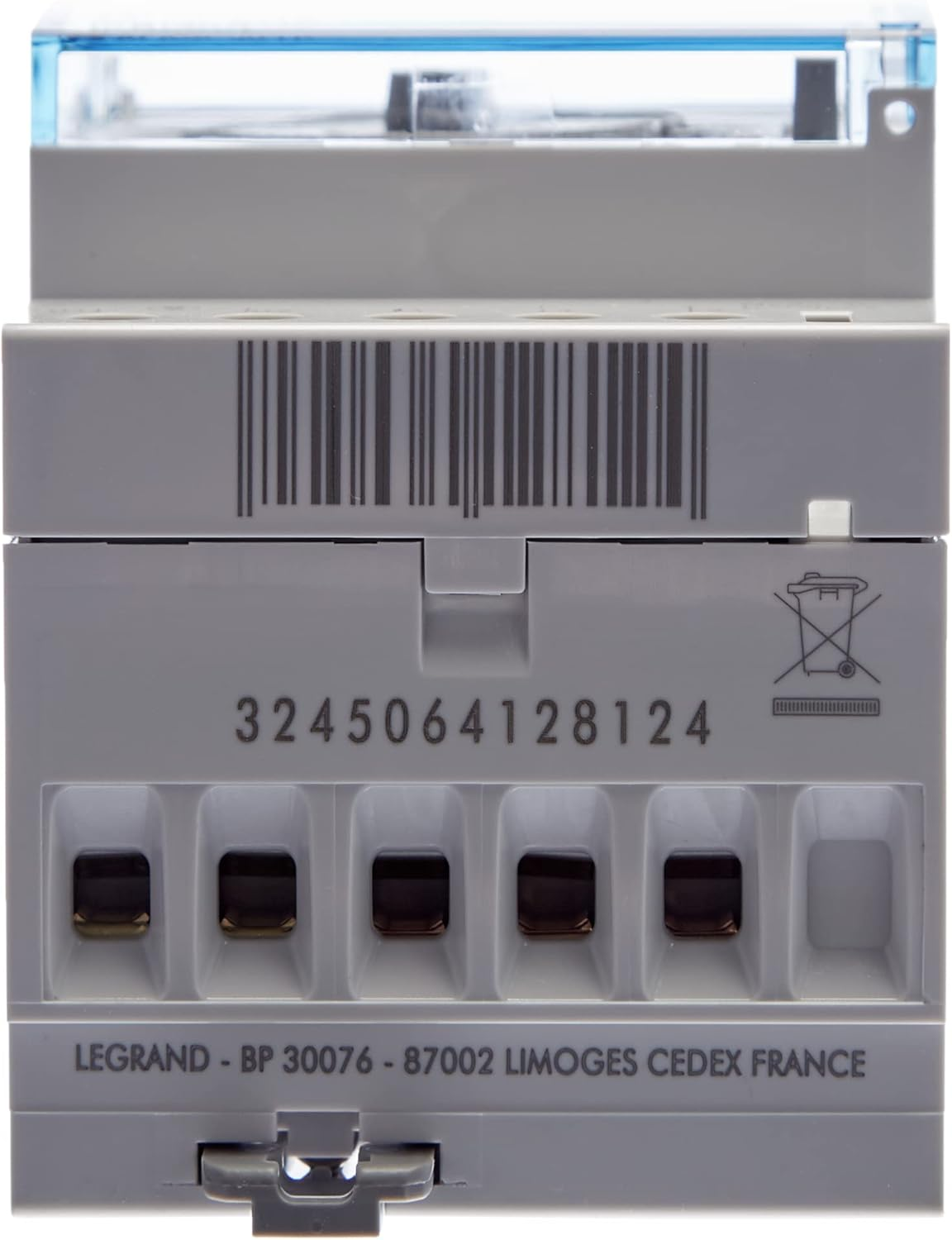 LEGRAND, Microrex T31 412812 Mechanical Timer with 24 Hour Program (Series Installation Timer for DIN Rail, 3-Module) image number 1