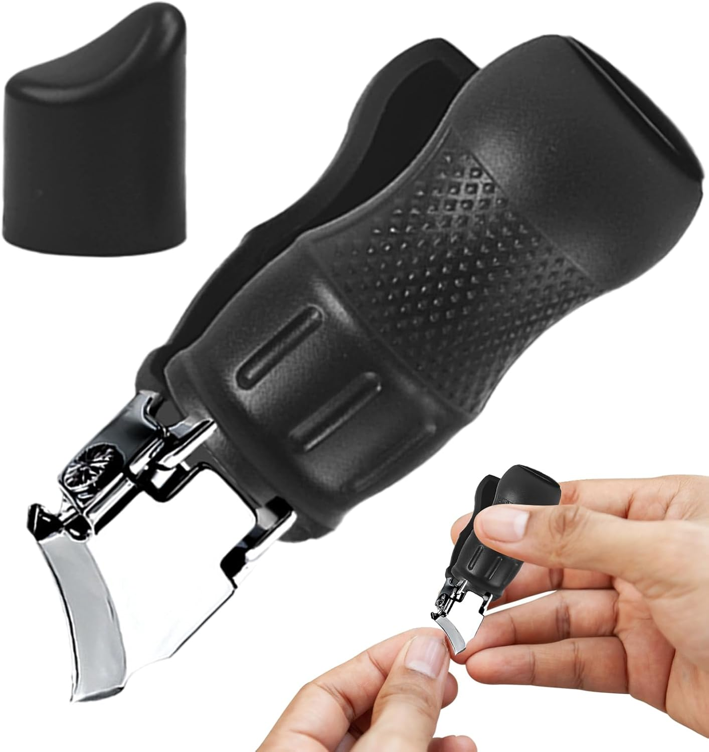 Slanted Nail Clippers | Ingrown Nail Clippers,Heavy-Duty Precision Trimmer Cutter Ergonomic for Elderly Men Women Home Salon Pedicure - Orange image number 3