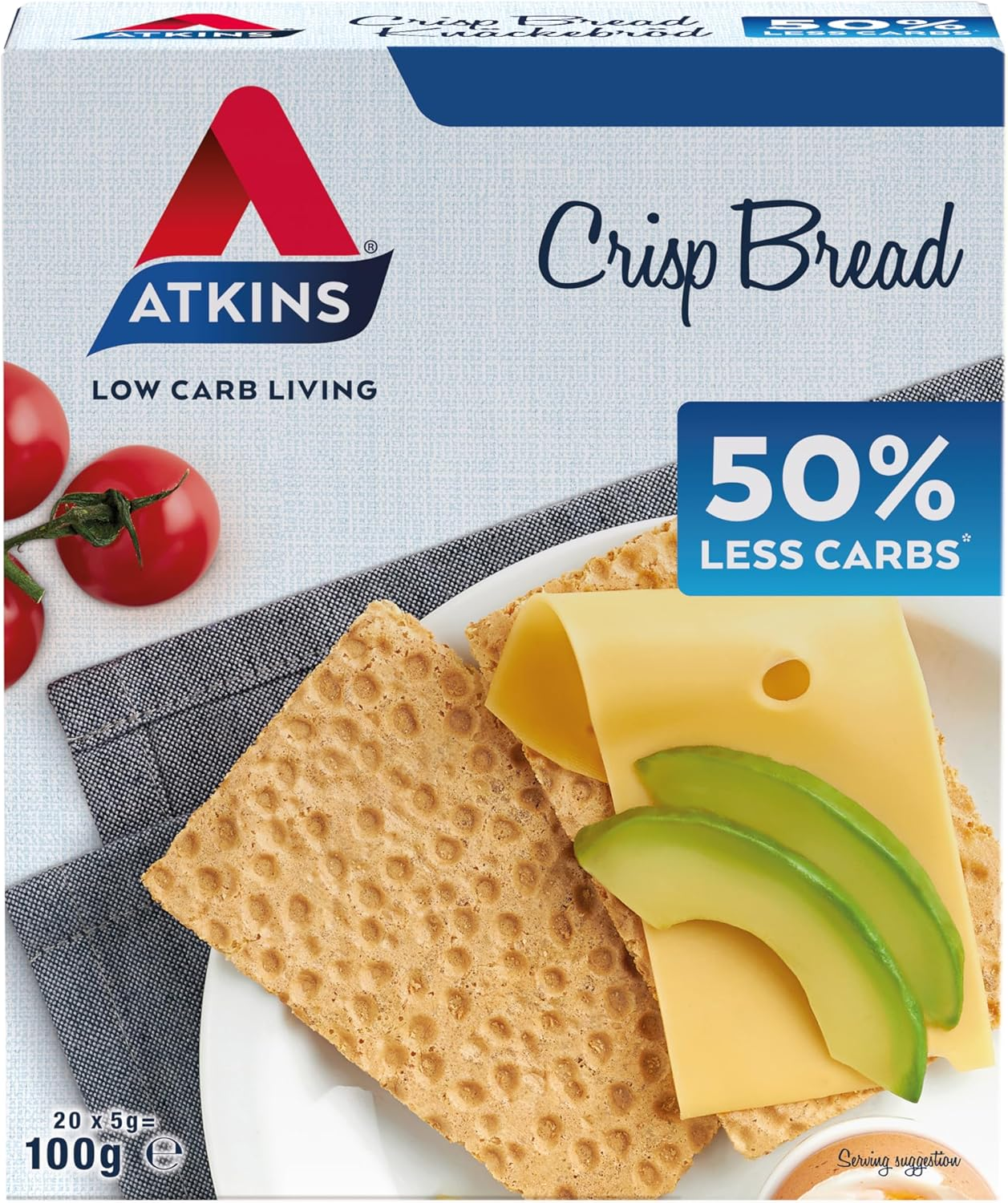 Atkins Low Carb Crispbread 100G image number 4