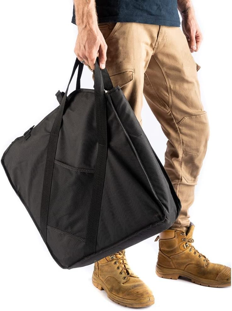 KINGS Portable Stainless Steel Folding Firepit 42 X 42 Cm Height 32Cm Has Baseplate and Storage Bag image number 1