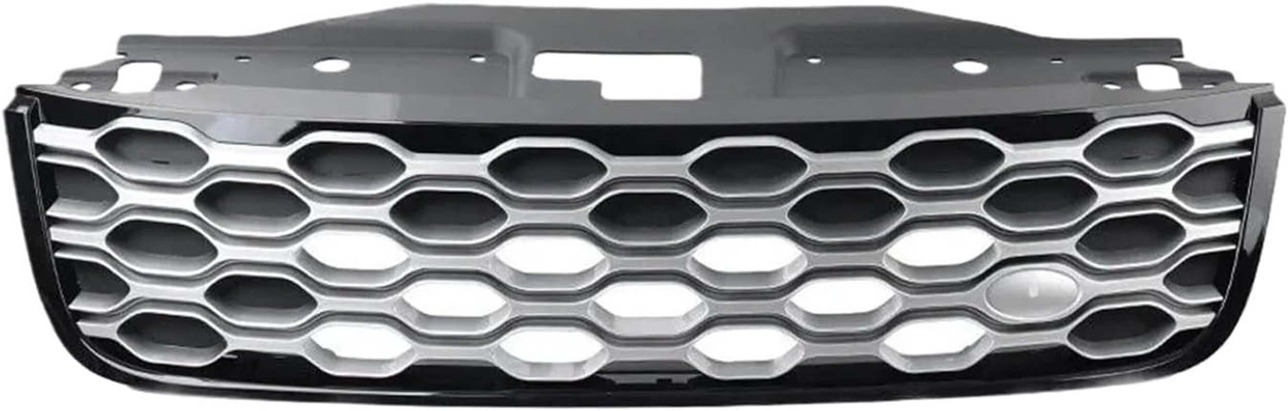 Front Bumper Grille Honeycomb Style Mesh Vent Replacement Parts Car Accessories Compatible for Land Rover Discovery 5 L462 2017-2023(Honeycomb Silver) image number 5