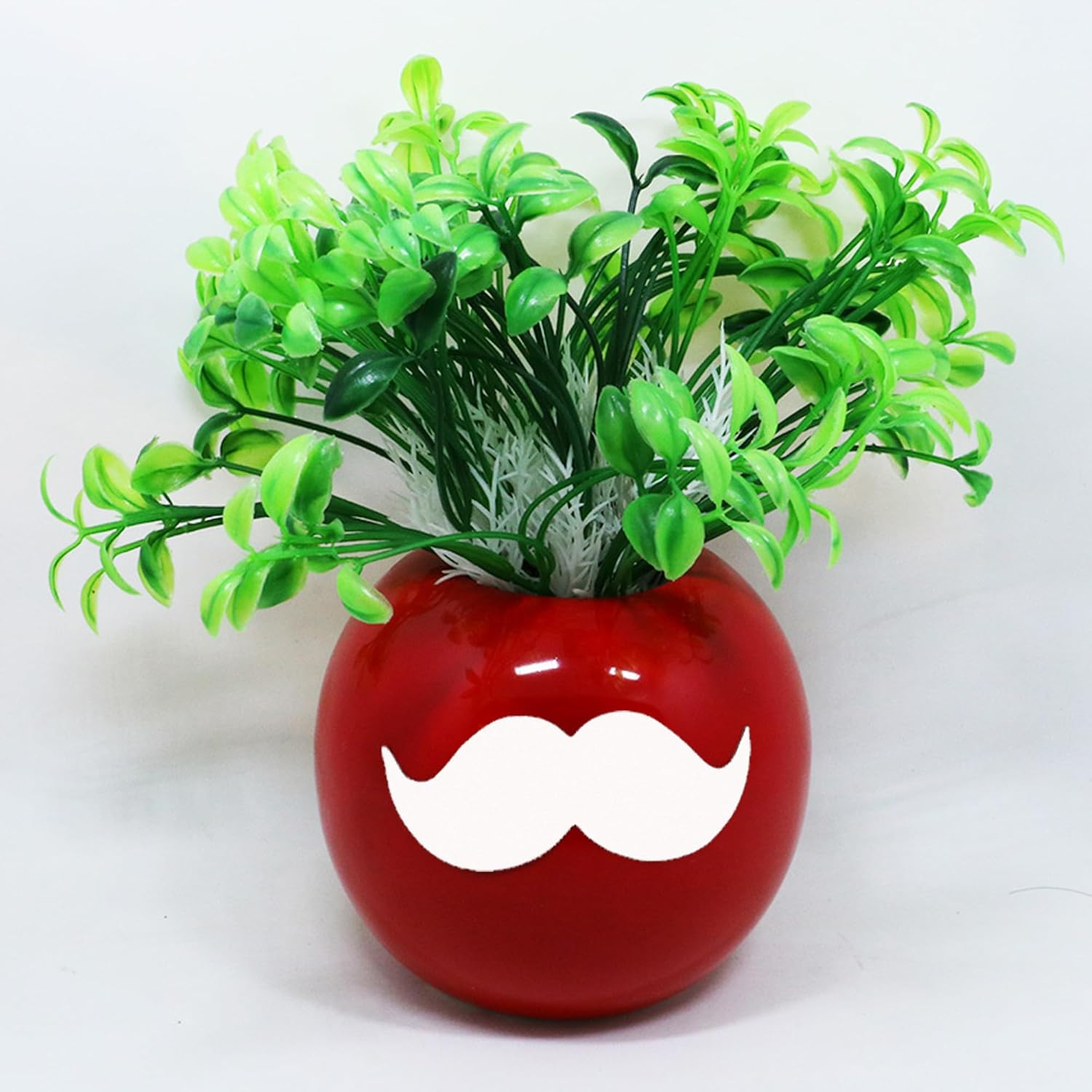 Hybsk 200Pcs Fake Moustache Stickers 3.15X1.57 Inch Self Adhesive Moustache Stickers for Masquerade Party and Father'S Day Performance Themed Party(White) image number 6