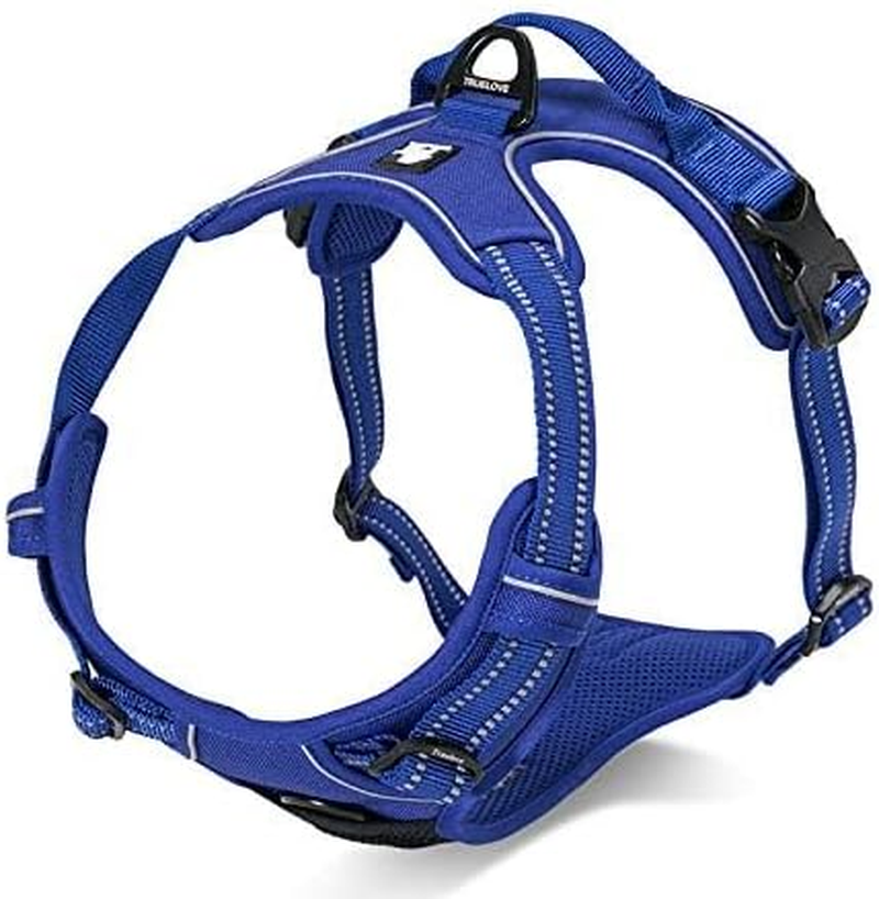WINHYEPET Truelove Dog Harness No-Pull Reflective Adjustable Pet Harness with 2 Lead Clips, Easy Control Handle for Small, Medium and Large Dogs, TLH5651 image number 1