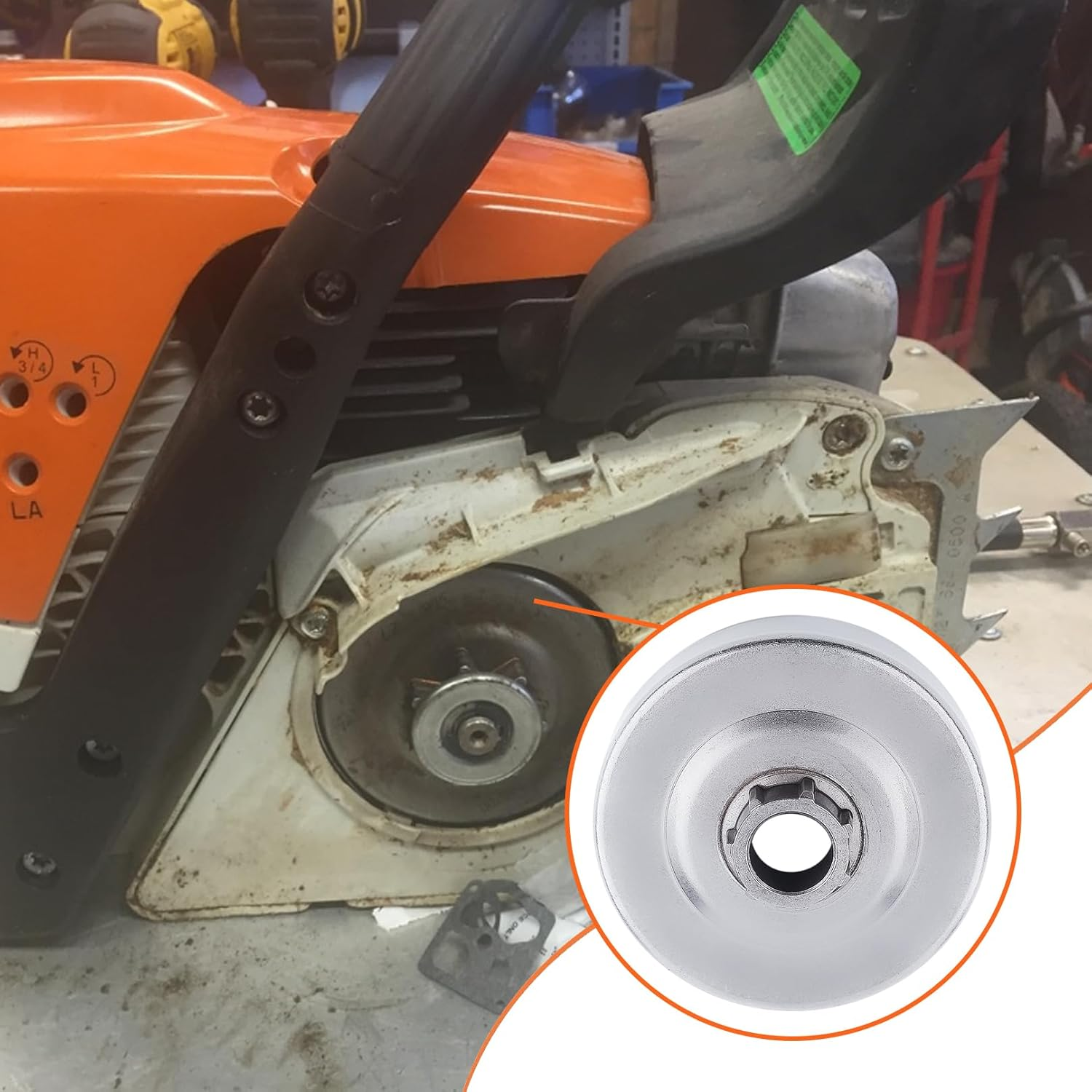 Mtanlo 3/8" Rim Sprocket Clutch Cover Bearing Kit for Stihl MS311 MS391 MS311C MS391C MS340 MS360 029 MS290 039 MS390 034 036 MS340C MS360C Chainsaw image number 6