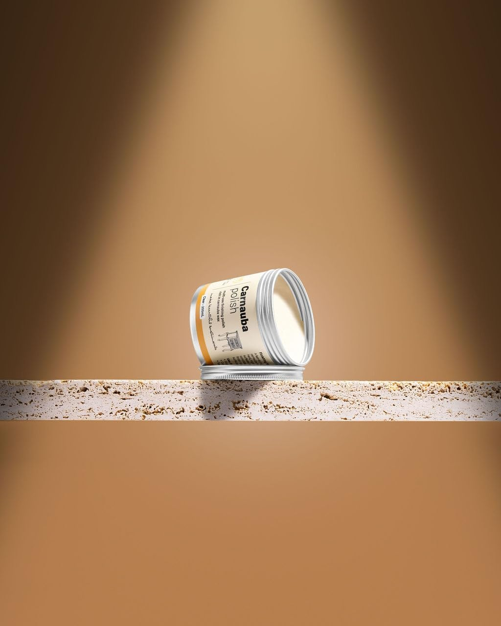 Gilly'S Carnauba & Beeswax 200Ml, Clear | Furniture Wax for Timber, Marble & Concrete | High Sheen, Fast-Drying Finish, Ideal for Wood Floors, Leather, Metal & Marble (3-Step Waxing Kit) image number 4