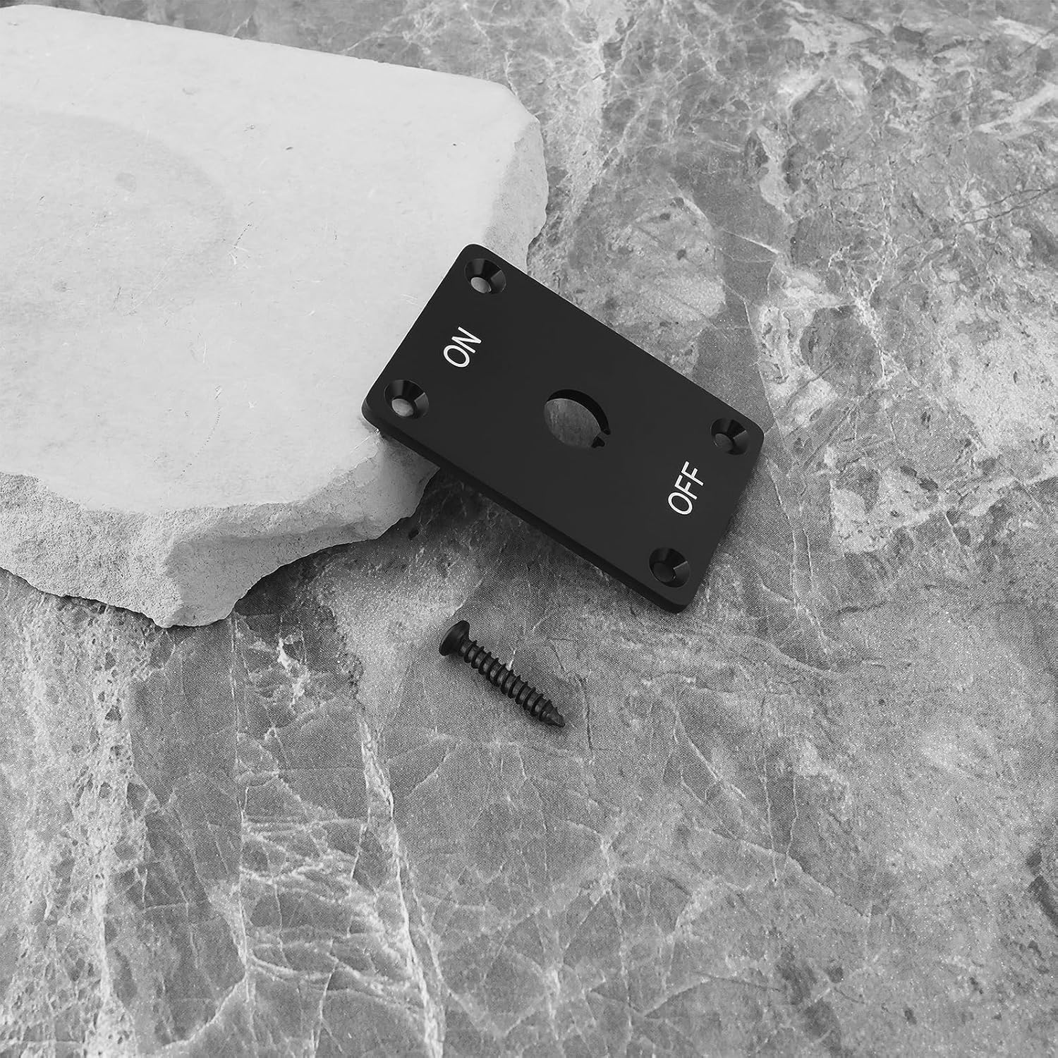 2Pcs Toggle Switch Panel On-Off Bracket Mounting Holes 12Mm with Screws Aluminum Alloy for Most Caravan Marine Boat Car Trailer RV image number 1