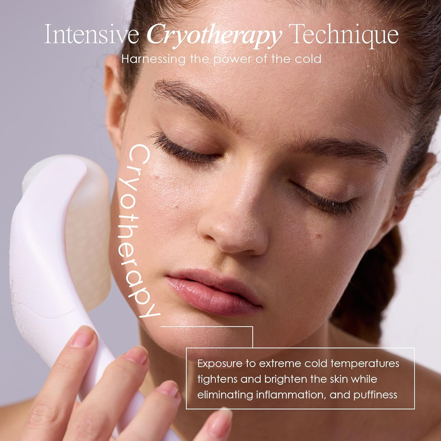 Ice Roller Cold Therapy by Project E Beauty | Reduce Puffiness & Dark Circles | Tightens & Firms| Diminish Fine Lines | Brighten Skin | Pain Relief | Muscle Soreness | Redness image number 3