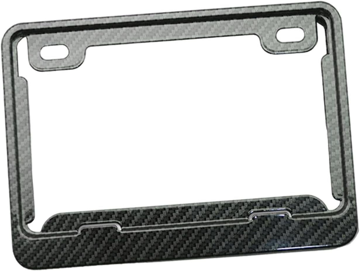 Generic Motorbike Number Plate Bracket Replace Sturdy Number Plate Mount Carbon Pattern image number 3