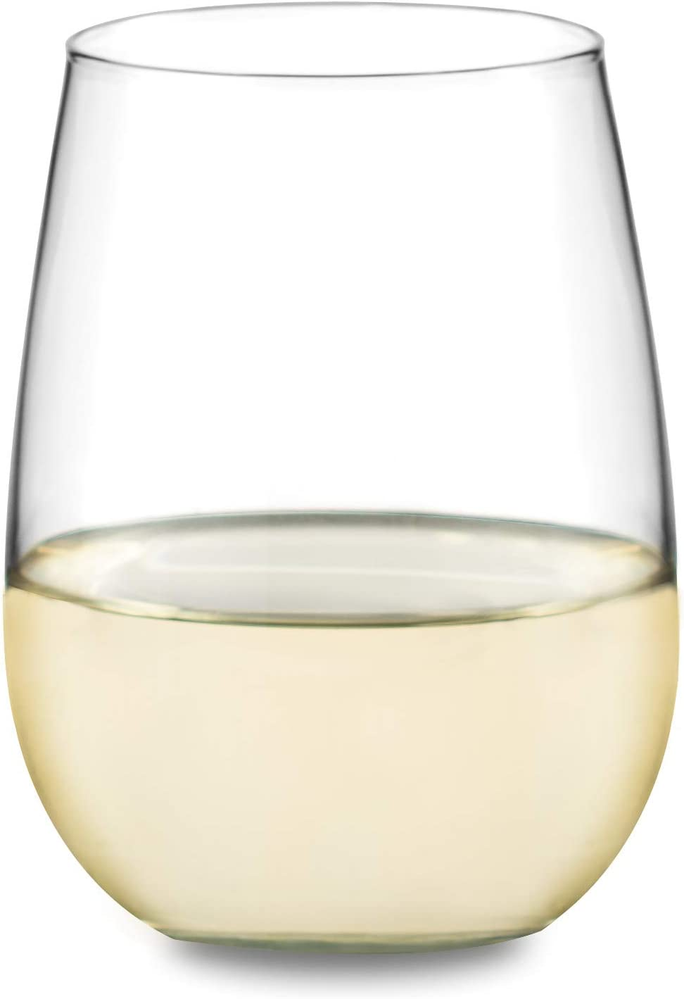 Libbey Stemless Wine Glasses Set of 12, Dishwasher Safe Red and White Wine Glass Set, Clear Drinking Glasses Set of 12 for Cocktails, Water, and More image number 3