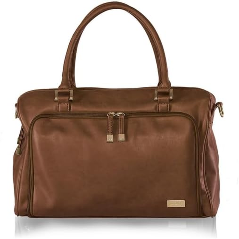 ISOKI Isoki Redwood Chestnut Double Zip Satchel, Chestnut, 1500 Grams image number 2
