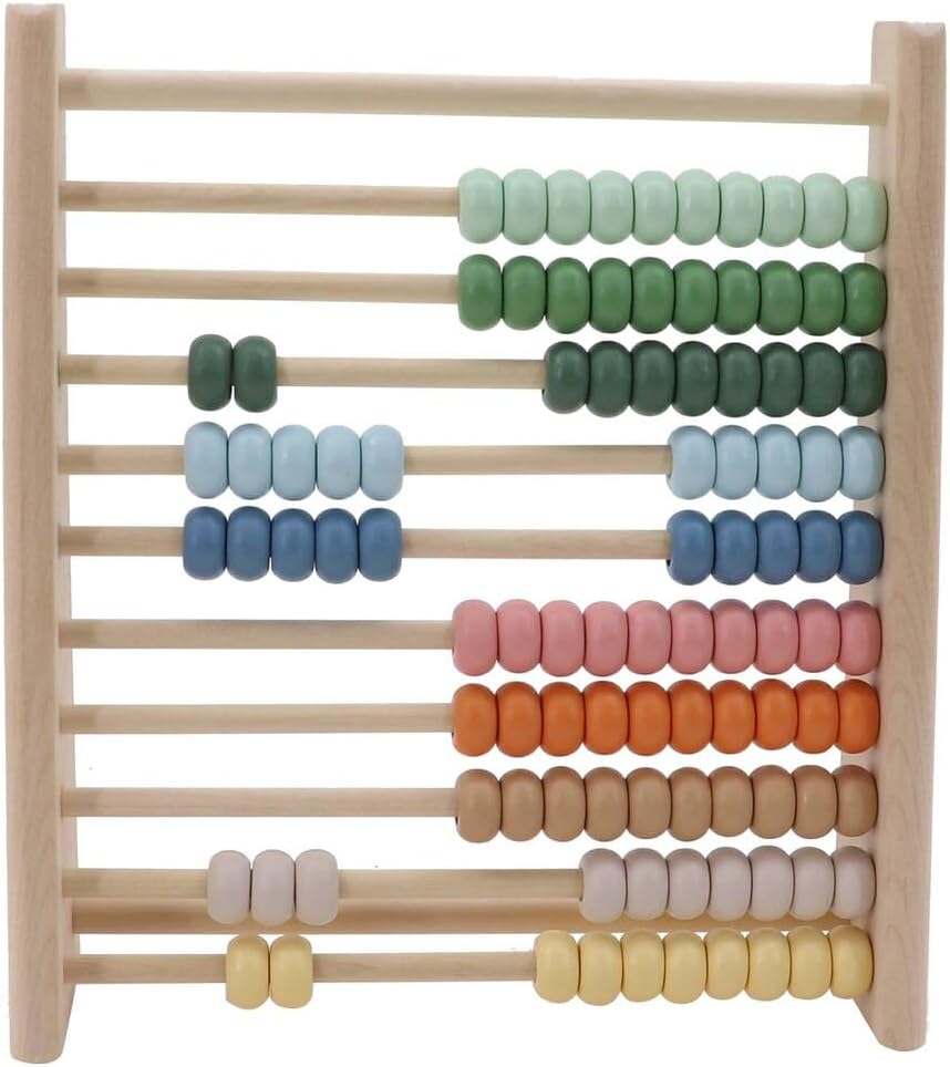 Kaper Kidz - Wooden Abacus 100 Bead | Counting Bead Frame for Babies and Toddlers image number 3