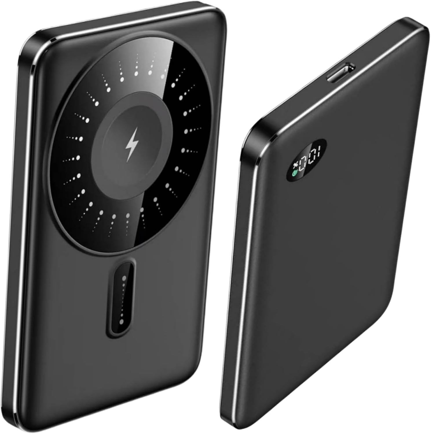 10000Mah Wireless Portable Charger, 3 in 1 Magnetic Power Bank 20W PD Fast Charging USB C Battery Pack with LED Display Compatible with Iphone 16/15/14/13/12, Watch Series, Airpods