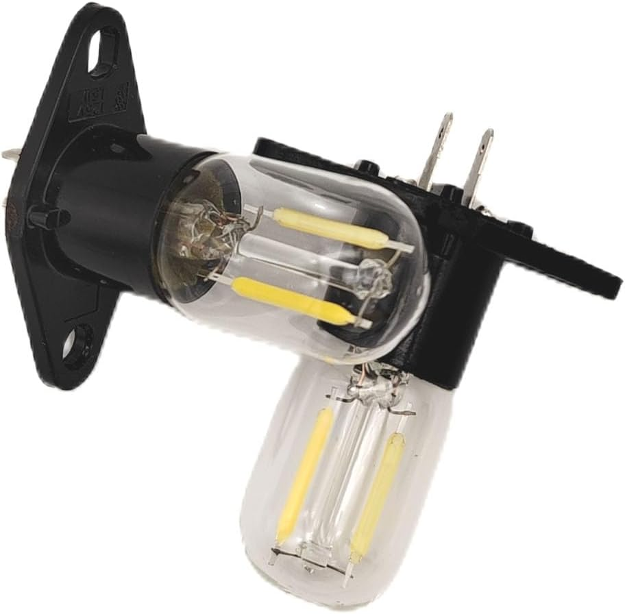 LED Z187 Microwave Oven Bulb Straight T170 Light Bulb 240 V 1.5 W Equivalent 20 W Lamp for Lg Sharp Midea Fridge Electric Cooker Hood Light, 2 Pack T170 Straight image number 1