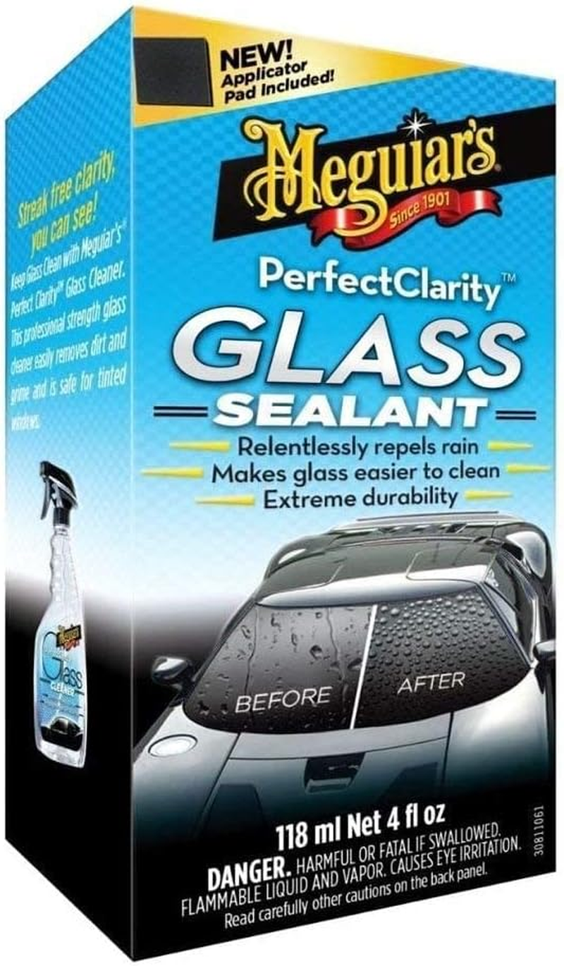 Meguiar'S Perfect Clarity Glass Polishing Compound, 236 Ml | Removes Water Spots, Stains and Haze | Leaves Automotive Glass Clear and Streak-Free image number 5
