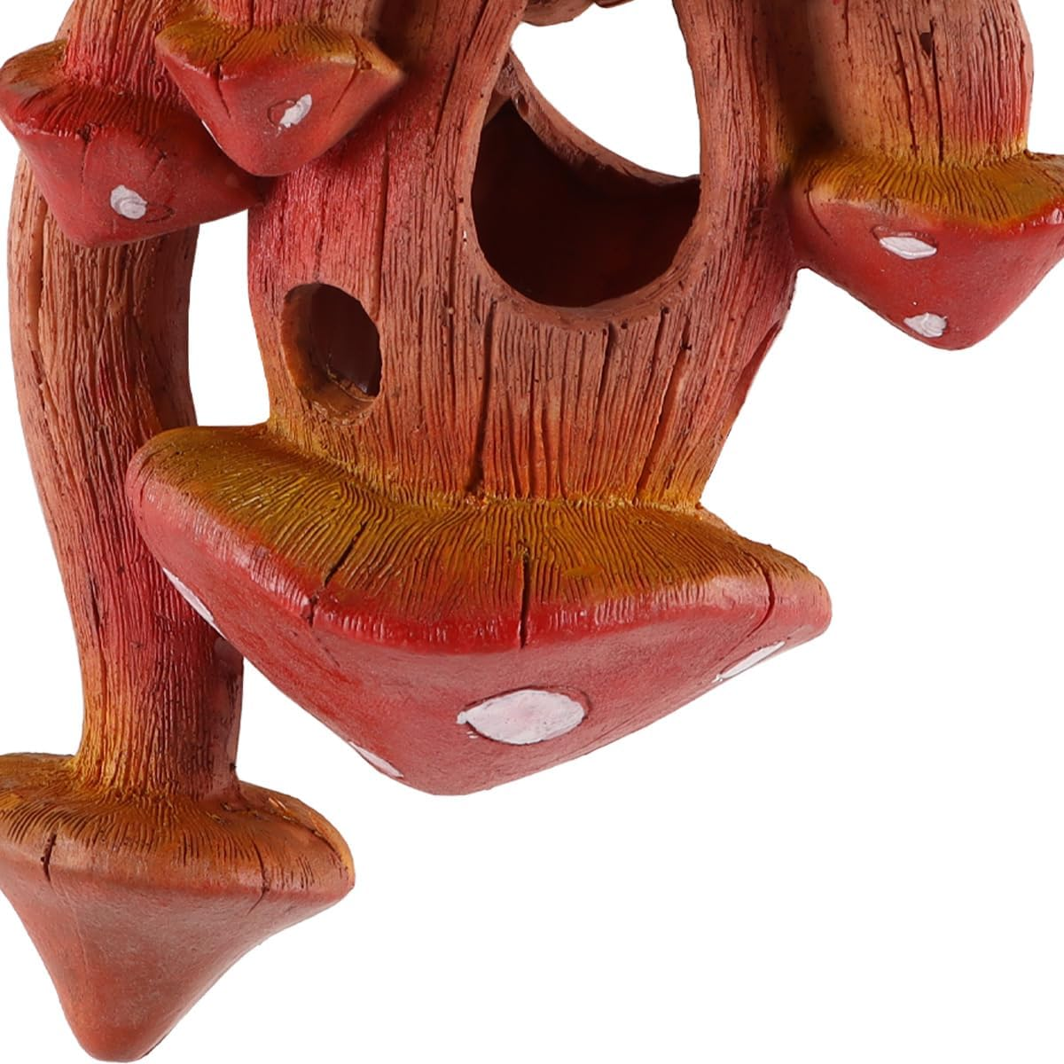 ANCLLO Resin Mushroom House Aquarium Decoration Fish Tank Cave Hiding Spot Ornament for Aquatic Pets Aquarium Scenery Accessories image number 4