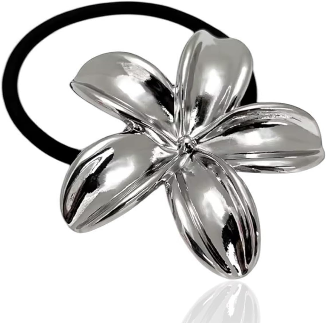 Bottega Della Principessa - Elastic Jewellery - Hair Accessories for Women with Metal Plate - Elegant and Versatile with Satin Case