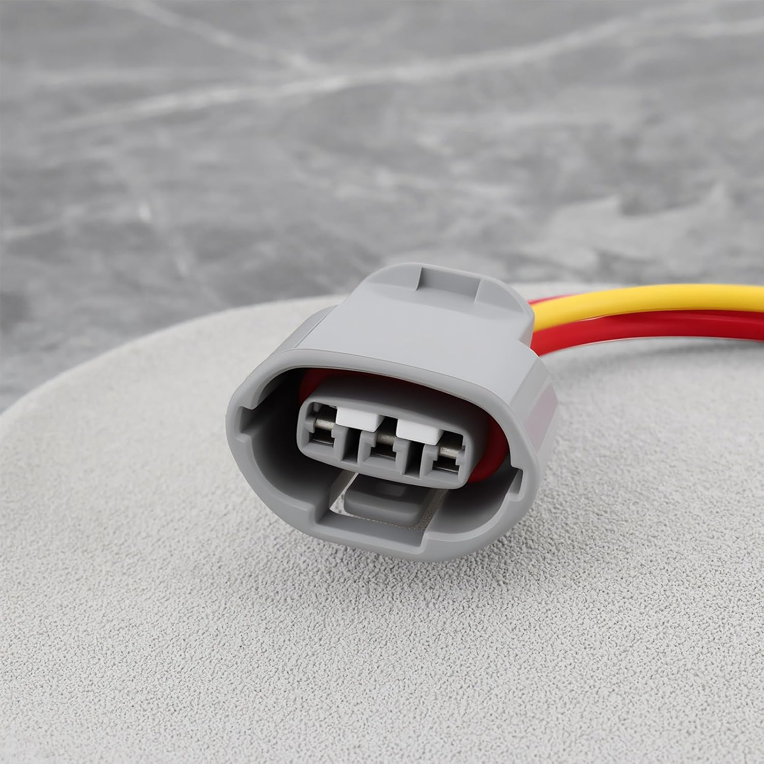 YINETTECH 2X Car Alternator Connector Plug 6189-0443 Compatible with Toyota Compatible with Acura 3-Pin image number 4