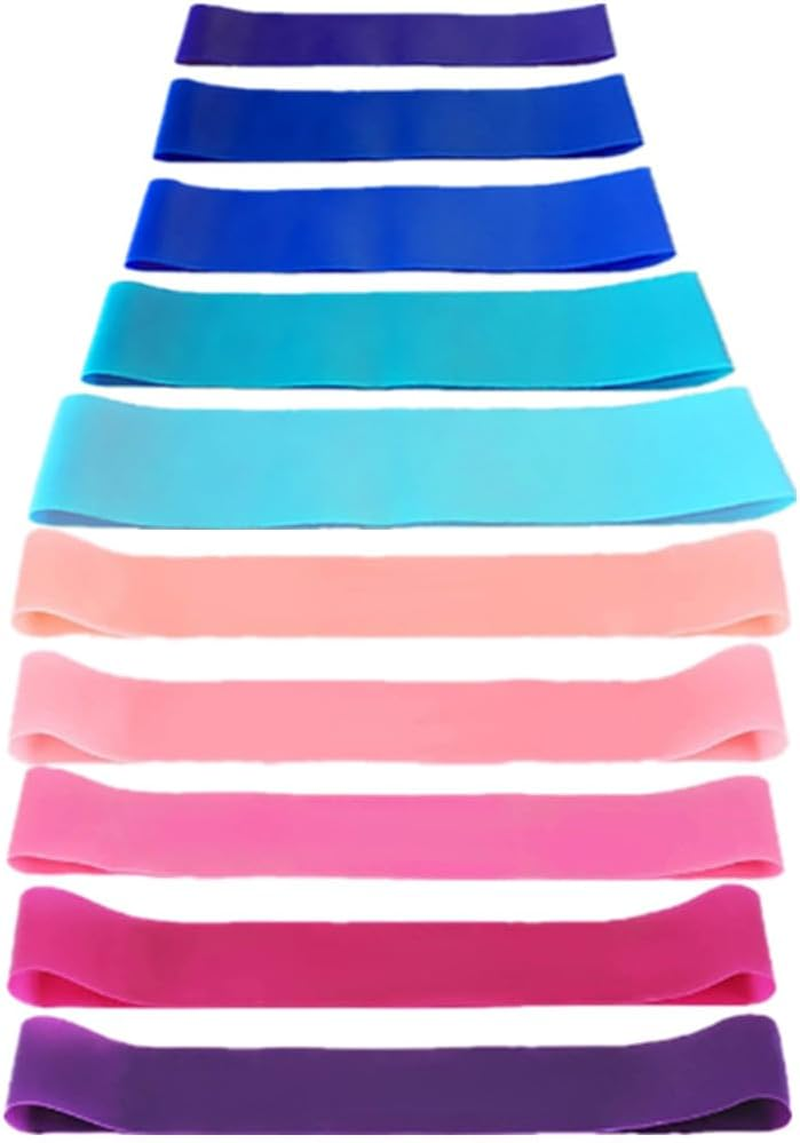 Elastic Band Sensory Chair Bands Chair Stretchy Bands Elastic Bands for Classroom Chair Stretch Bands Yoga Band Chair Elastic for Yoga, Dancing Assistance and Rehabilitation 10 Pcs Loopunk