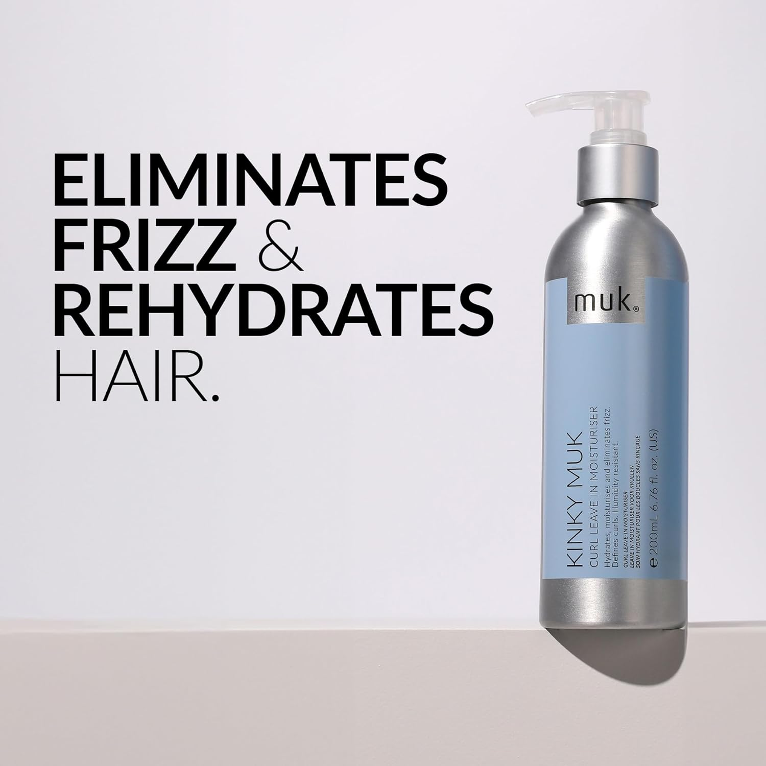 Muk Kinky Muk Extra Hold Curl Amplifier and Kinky Muk Curl Leave in Moisturiser Duo Pack image number 6