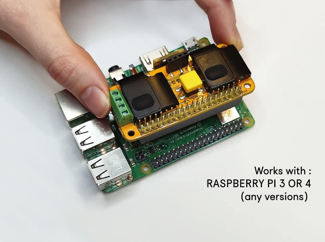 RASPIAUDIO Audio DAC Hat Sound Card for Raspberry PI5 All Models Pi4/ Pi Zero / Pi3 / Pi3B / Pi3B+ / Better Quality than USB (Mic+_V3) image number 4