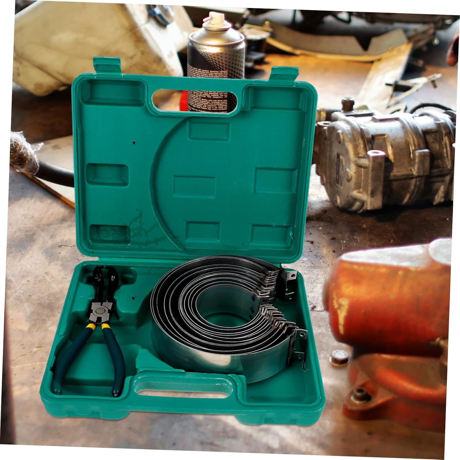 BUGUUYO Engine Piston Ring Pliers Compression Kit Car Truck Automotive Piston Ring Installation Tools image number 1