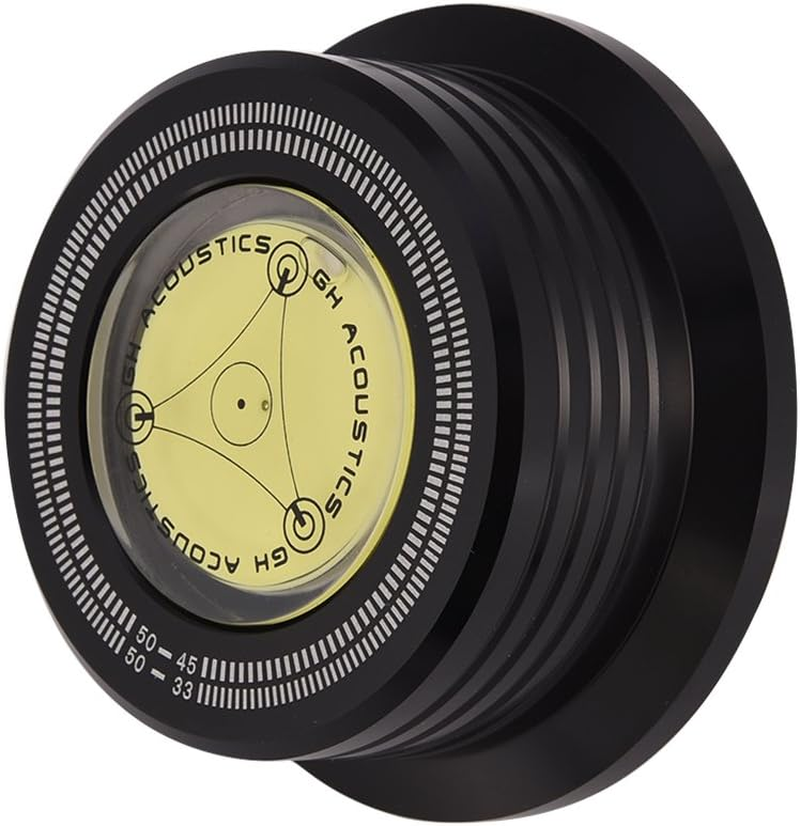 Bewinner 3 in 1 Record Clamp Record Weight Stabilizer 50Hz Turntable Disc Record Stabilizer Clamp with Bubble Level for LP Record Player, Great Record Stabilizer for LP Record image number 1