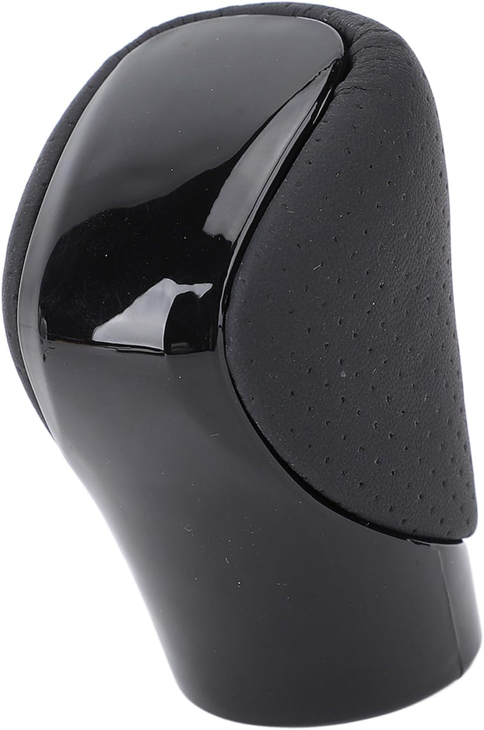 Gear Shift Knob, 33504 48110 E0 anti Slip Shifter Knob, Ergonomic Car Automatic Gear Stick Shift Knob Replacement for ES350 GS300 GS350 IS250 IS300 IS500, Easy (Silver) (Black) image number 5