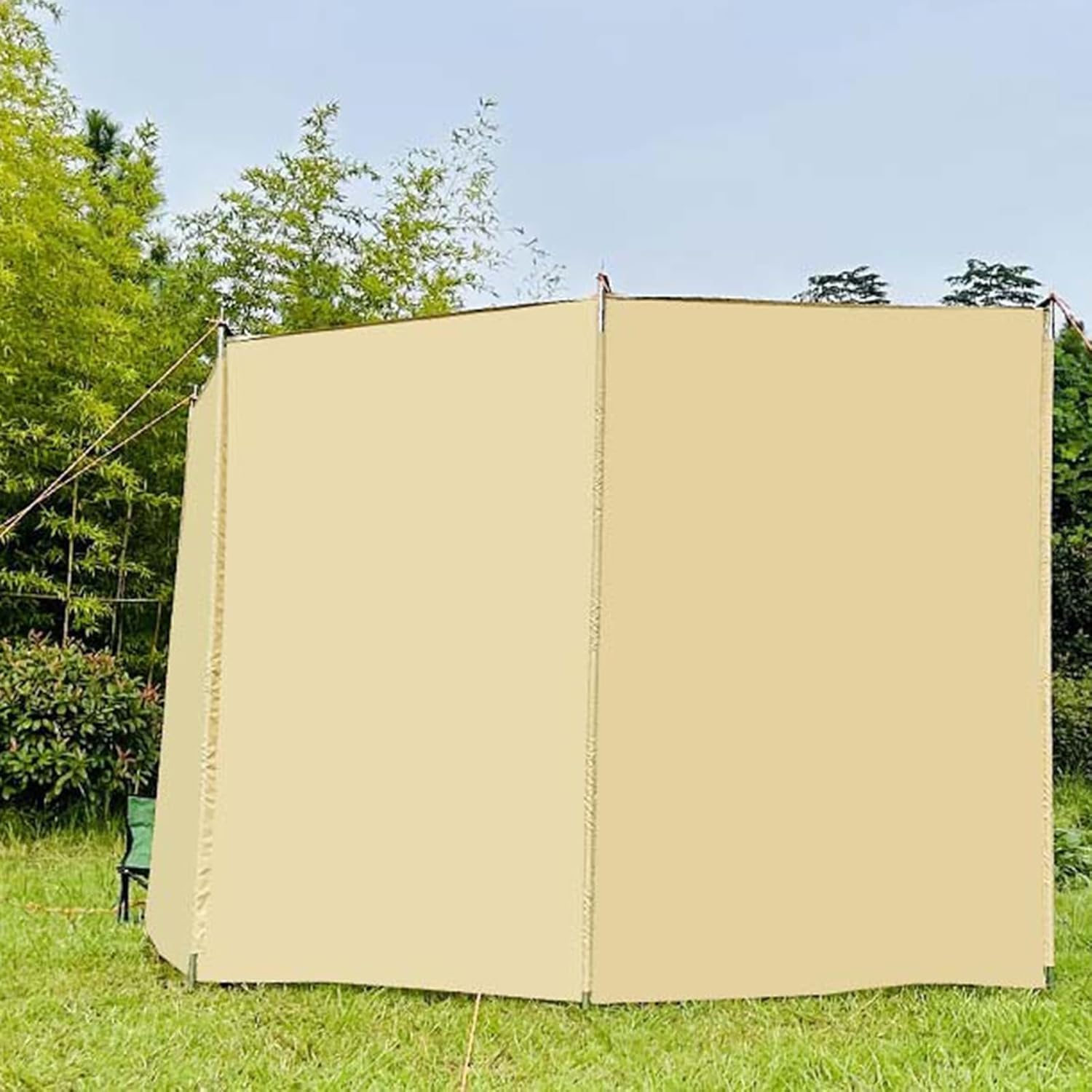 Beach Wind Blocker,Outdoor RV Privacy Shield | Versatile Sunshade, Windbreaker Camping, Windshield Shelter, Privacy Shield for Outdoor RV Libr image number 6