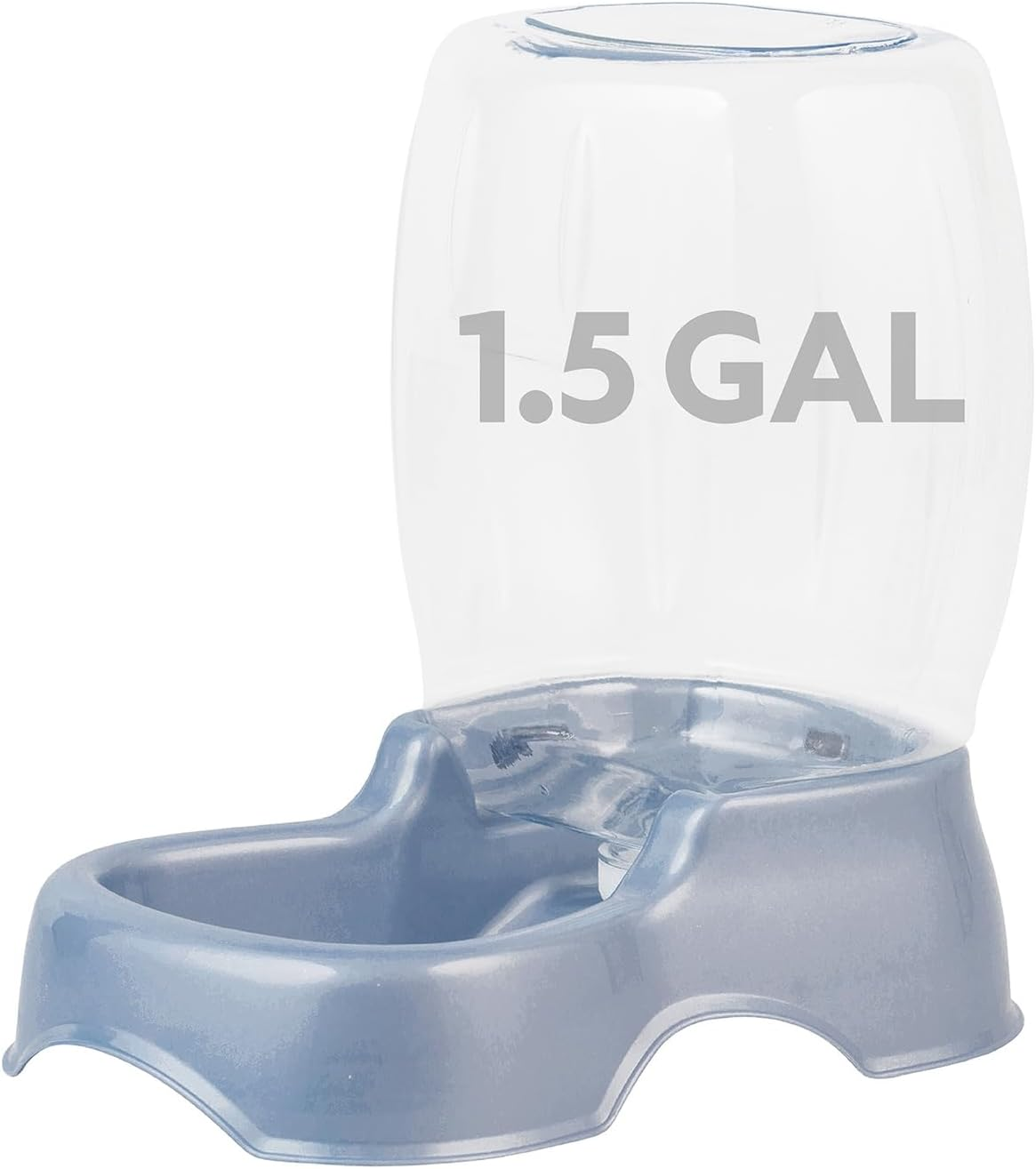 Petmate Pet Cafe Gravity Waterer Cat and Dog Water, Pearl Ash Blue,1.5 GAL, Made in USA image number 2