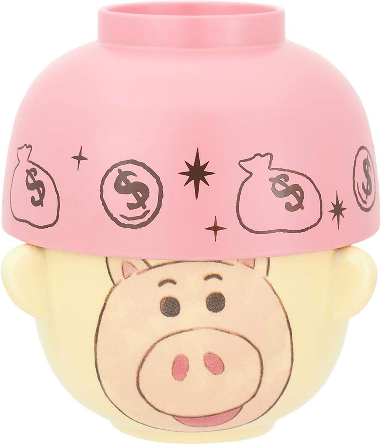 Sunart Co., Ltd. SAN3078-3 Disney Pixar Toy Story Alien (Crayon Touch) Soup Bowl and Rice Bowl Set, Approx. 10.6 Oz (300 G)