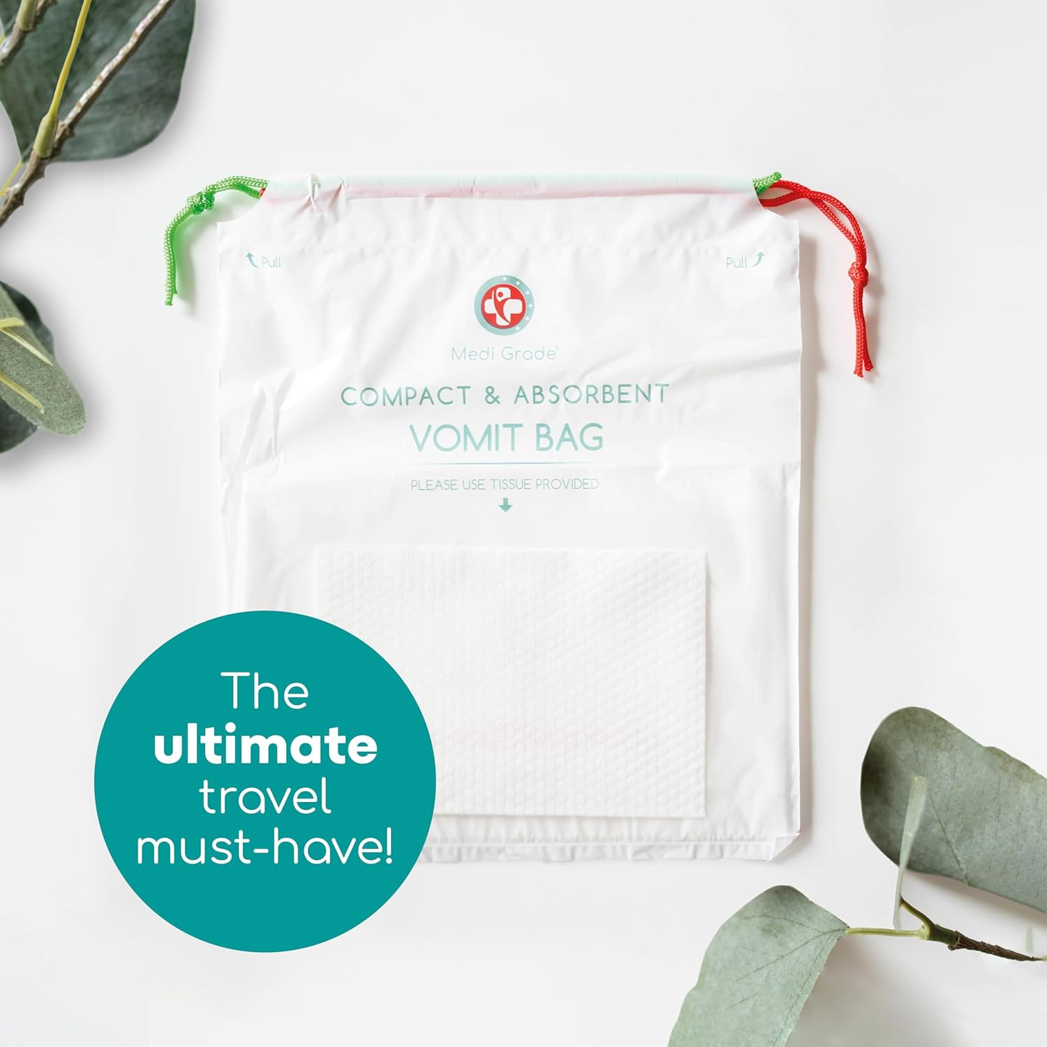 Medi Grade Absorbent Sick Bags &ndash; Leakproof Vomit Bags with Odour Control, Turns Sick to Gel, 750Ml, Pack of 22 image number 6