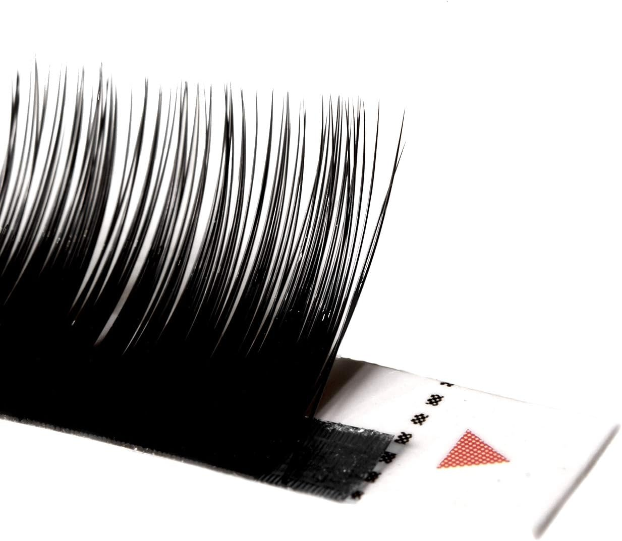 Hair2Heart 0.10 Thickness Volume B-Curl Silk Eyelash Extensions, 11 Mm Length image number 2