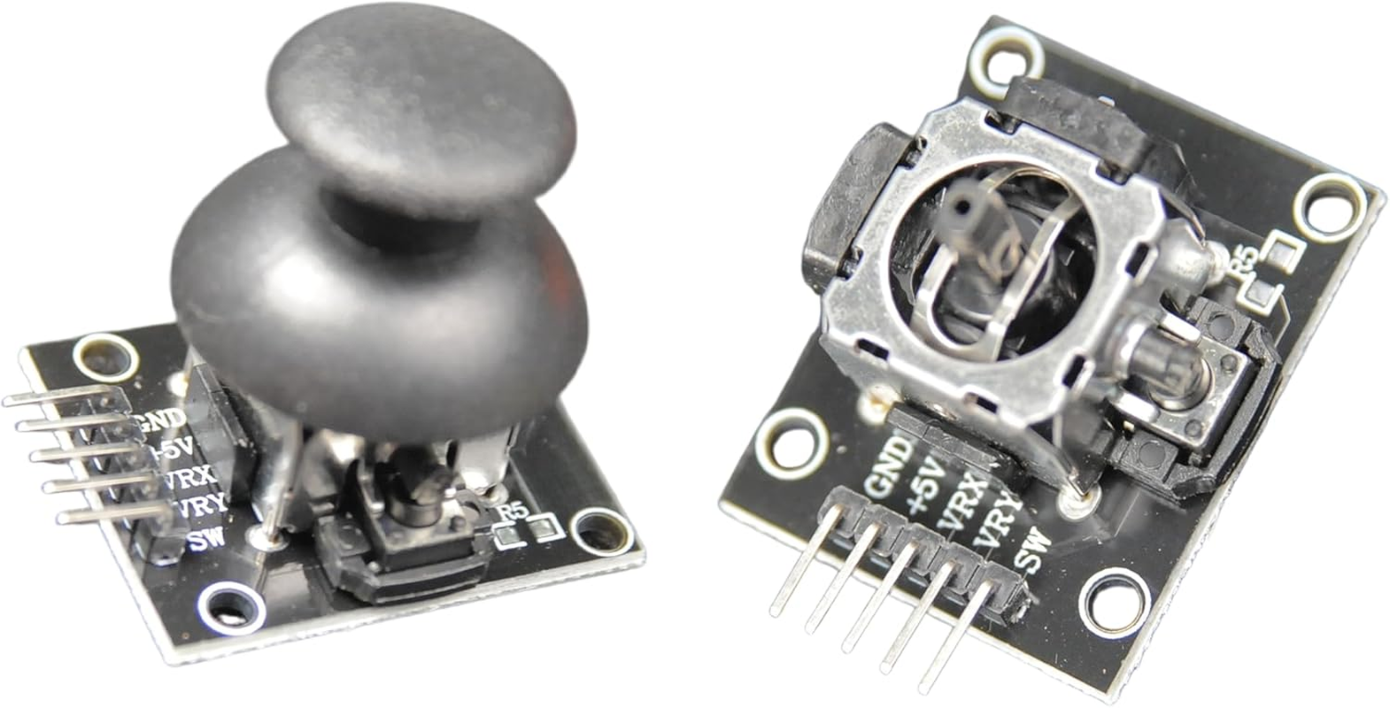 Lonely Binary 12-Pack Dual Axis Joystick Modules 2-Axis Analog with Pushbutton for Arduino, ESP32, Raspberry Pi Pico, Car, Robot Arm, DIY Projects image number 1