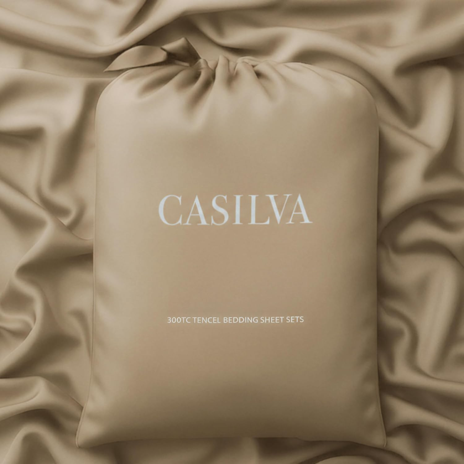 CASILVA Eucalyptus Sheets - Infused with Silver for Anti-Odor, Softer than Silk Fibers, More Cooling than Cotton - Perfect for Hot Sleepers & Sensitive Skin - 100% Tencel Lyocell - King Sheet Set